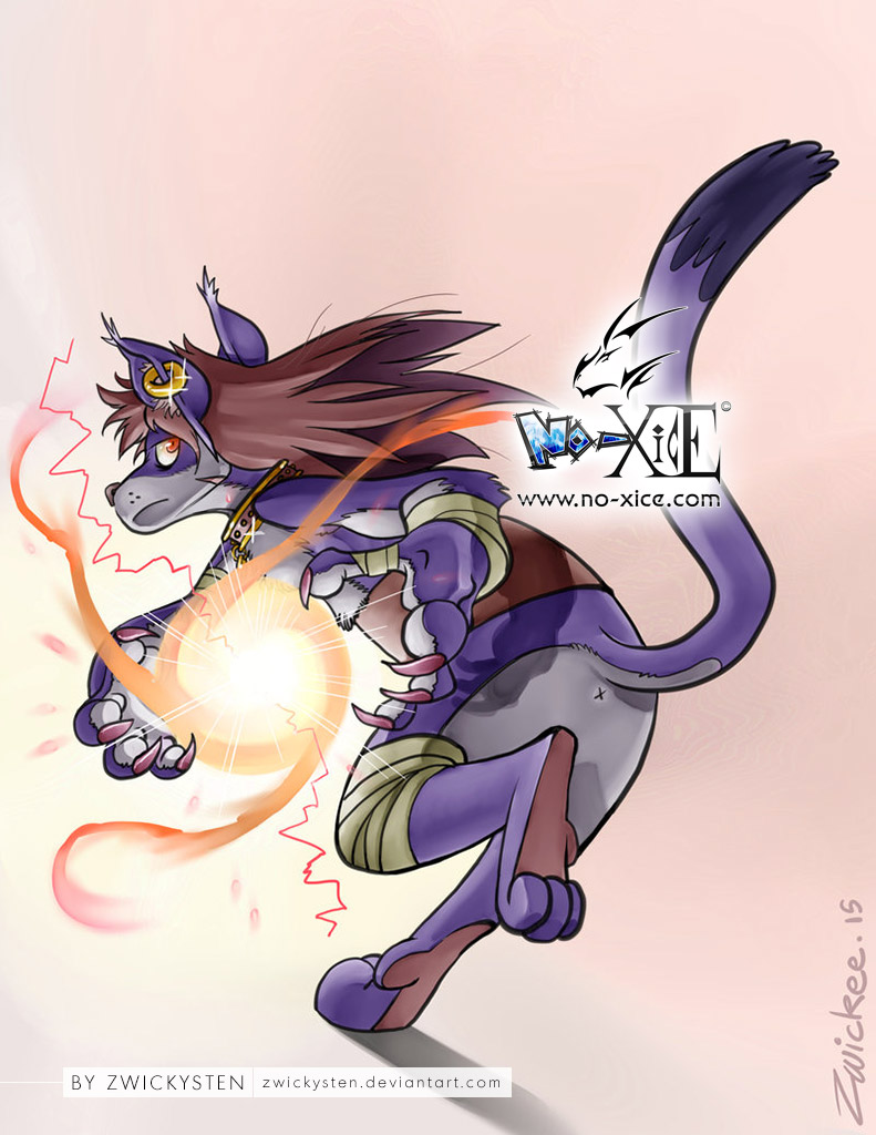 blue zwickysten illustration noxice