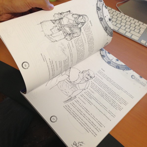 Intérieur manuel papier Stargate Coalition