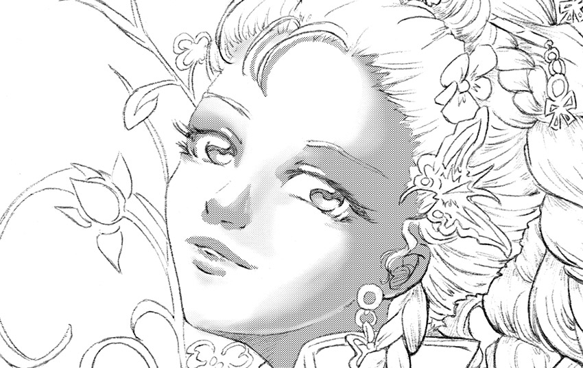 cours dessin trame masque noxice