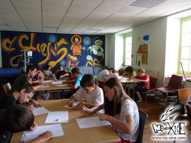 Lire le compte-rendu intégral : <a href="https://www.no-xice.com/album/atelier-campbon-1/">cliquez ici !</a> Atelier dessin manga Campbon par le fanzine No-Xice©