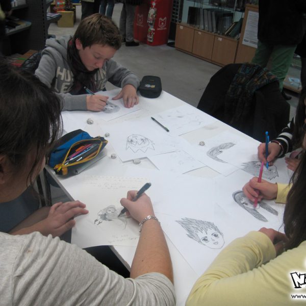 Atelier dessin manga Nantes Hélio par le fanzine No-Xice© Elairin