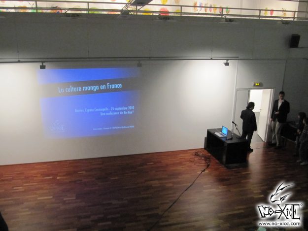 Lire le compte-rendu intégral : <a href="https://www.no-xice.com/album/conference-manga-nantes-cosmopolis-1/">cliquez ici !</a> Conférence manga Nantes Cosmopolis 2010 par le fanzine No-Xice©