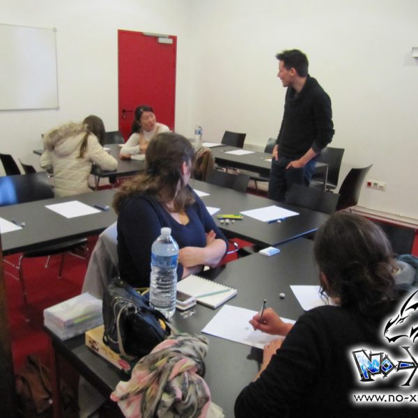 Lire le compte-rendu intégral : <a href="https://www.no-xice.com/album/atelier-manga-crayonantes-4/">cliquez ici !</a> Atelier manga au festival CrayoNantes 2014 à la Manufacture à Nantes, No-Xicien, No-Xicienne