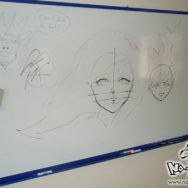 Atelier de dessin manga à la bibliothèque d'Oudon en 2008, par No-Xice©