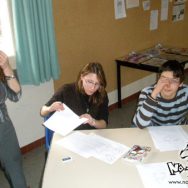 Atelier de dessin manga à la bibliothèque d'Oudon en 2008, par No-Xice©