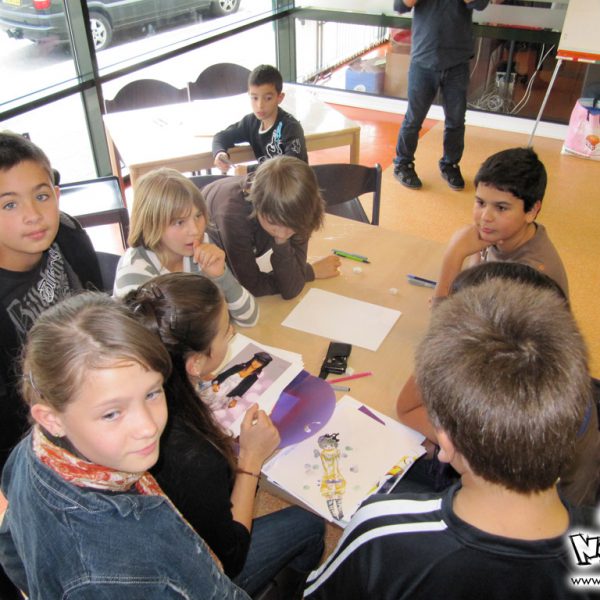 Cours de dessin manga au Loroux-Bottereau par le fanzine No-Xice©