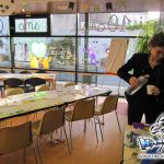 Atelier dessin manga au Loroux-Bottereau en 2014, prestation No-Xice