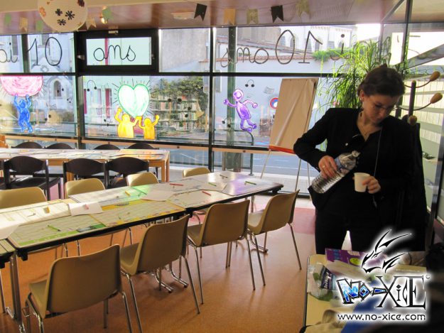 Lire le compte-rendu intégral : <a href="https://www.no-xice.com/album/atelier-manga-loroux-bottereau-4/">cliquez ici !</a> Atelier dessin manga au Loroux-Bottereau en 2014, prestation No-Xice