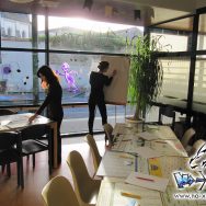 Atelier dessin manga au Loroux-Bottereau en 2014, prestation No-Xice