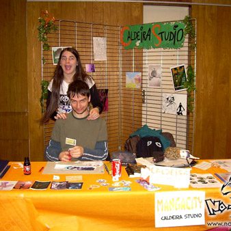 Convention Mangacity 4 à Rennes en 2008, stand No-Xice©