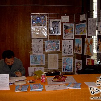 Convention Mangacity 4 à Rennes en 2008, stand No-Xice©