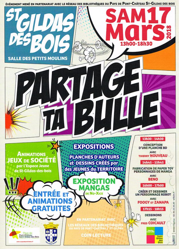 Lire le compte-rendu intégral : <a href="https://www.no-xice.com/album/partage-bulle-2018/">cliquez ici !</a> Partage ta Bulle 2018 festival BD No-Xice©