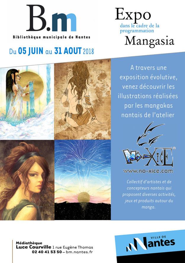 Lire le compte-rendu intégral : <a href="https://www.no-xice.com/album/exposition-noxice-luce-courville-nantes/ ">cliquez ici !</a> Exposition No-Xice© Luce Courville Nantes Mangasia