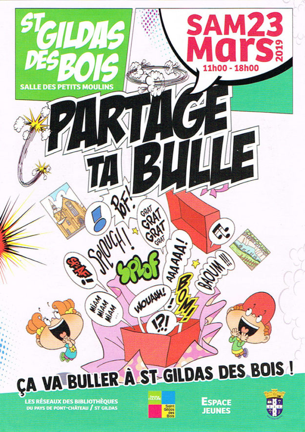 Partage ta bulle 2019 Salon BD No-Xice©